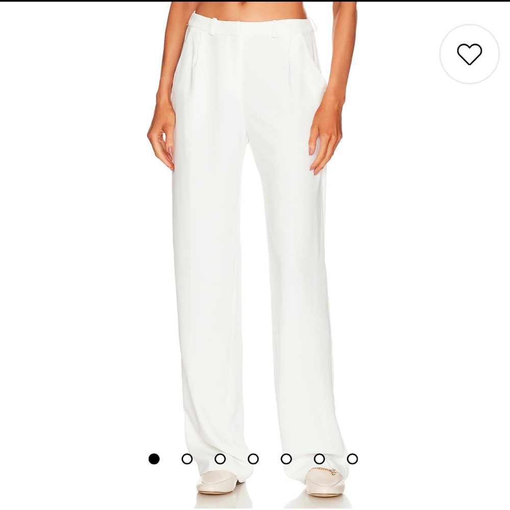Amanda Uprichard Ivory/White Trouser